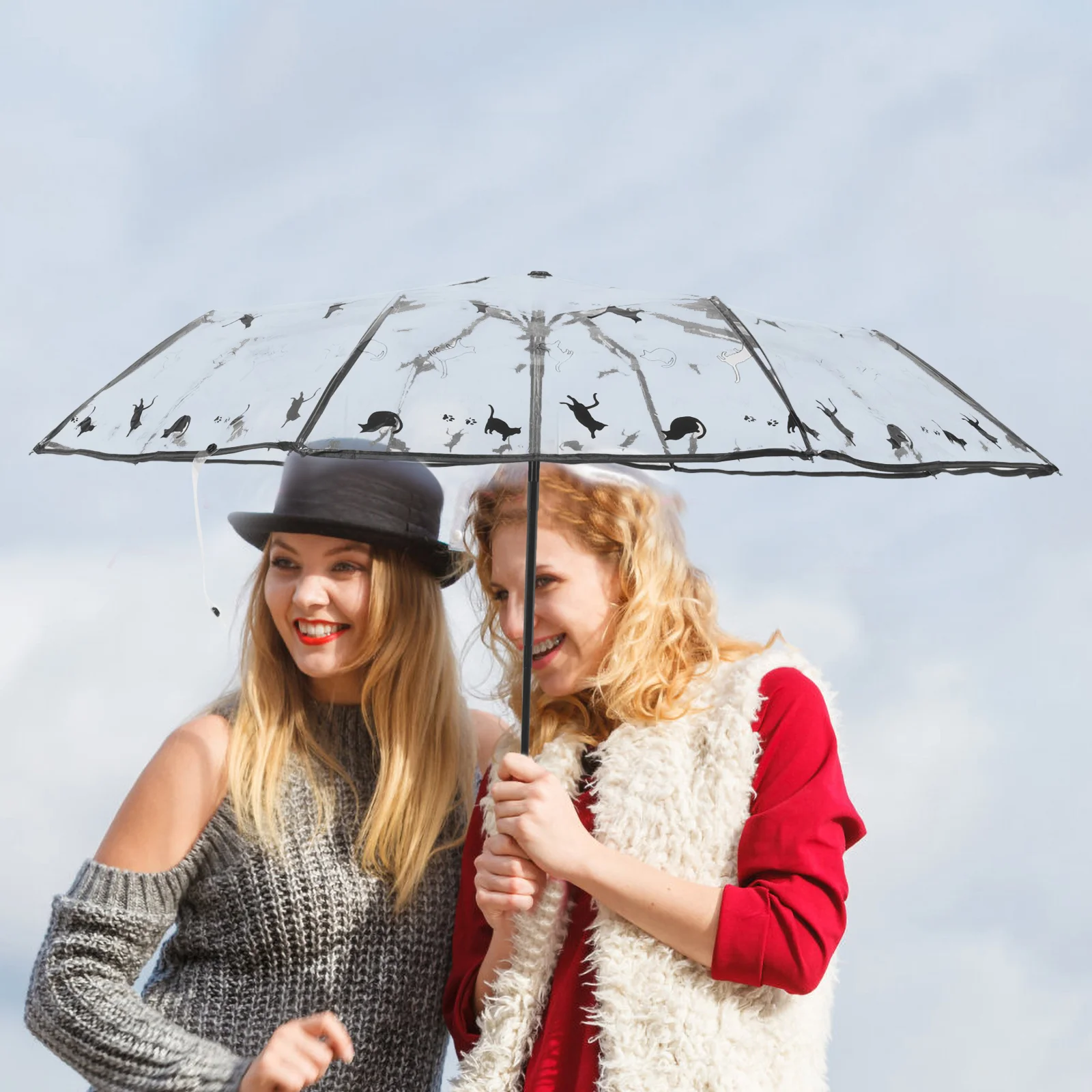 

Heavy Duty Umbrella Travel Compact Collapsible Clear Umbrellas Rain Small Manual