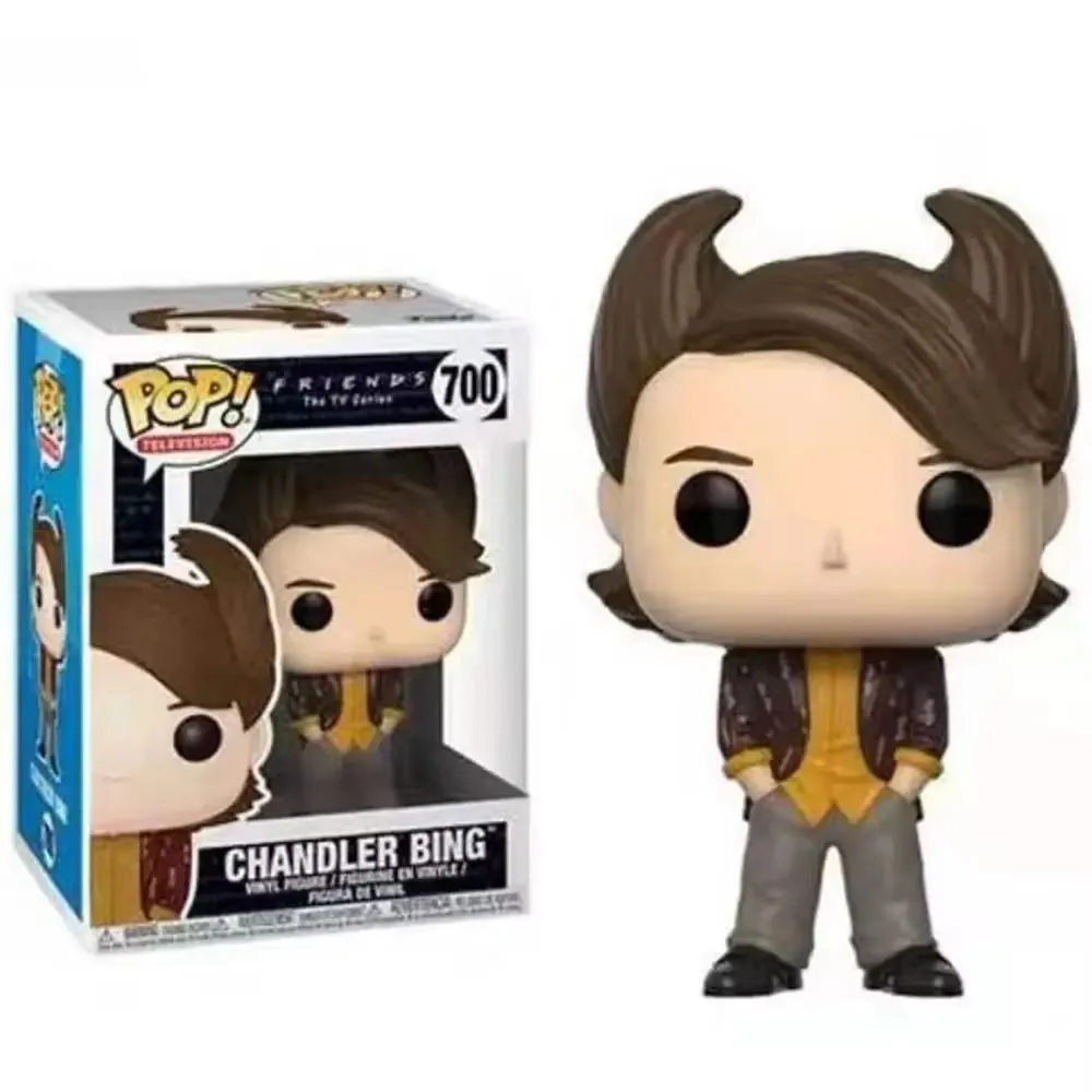 Экшн-фигурки Funko Pop Friends Chandler Bing 700 Джоуи Триббиани 701 Росс Геллер 702 Рейчел зеленая