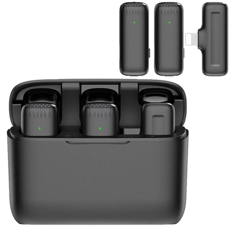 Беспроводной петличный микрофон J13 Type C 2 4 ГГц для iPhone Android