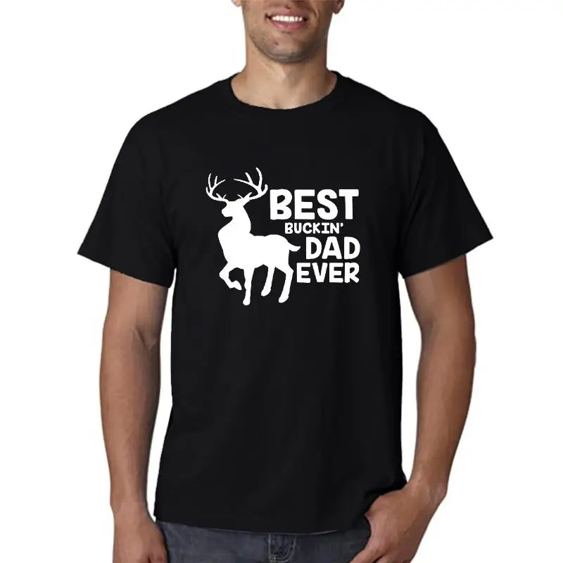 

Лучшая рубашка для охоты на оленя, подарок, крутая Мужская футболка, топы (искусственная кожа)