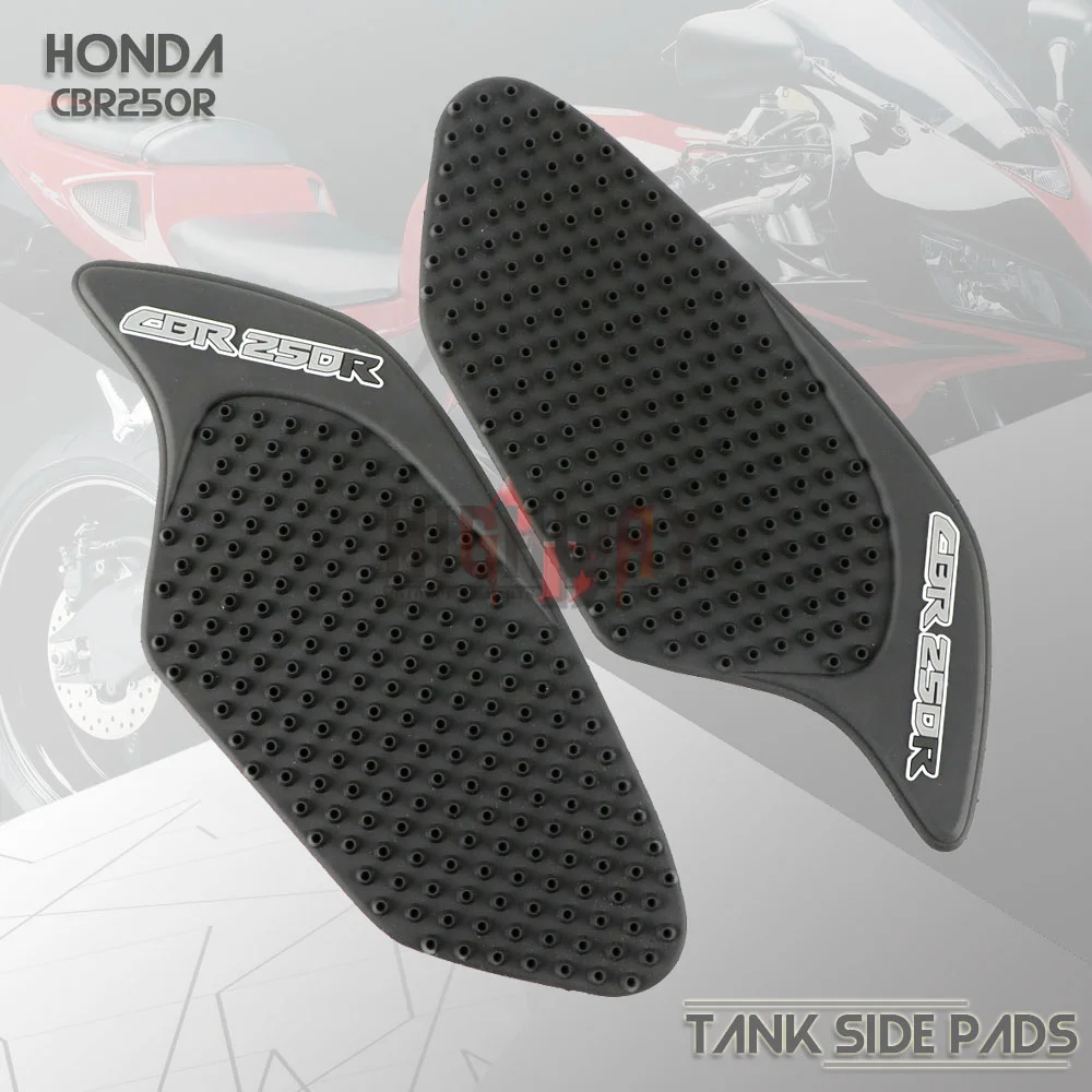 รถจักรยานยนต์รถจักรยานยนต์ Pad Protector สติกเกอร์รูปลอกแก๊สเข่าถัง Traction Pad สำหรับ Honda CBR250R CBR 250 R 2010-2015