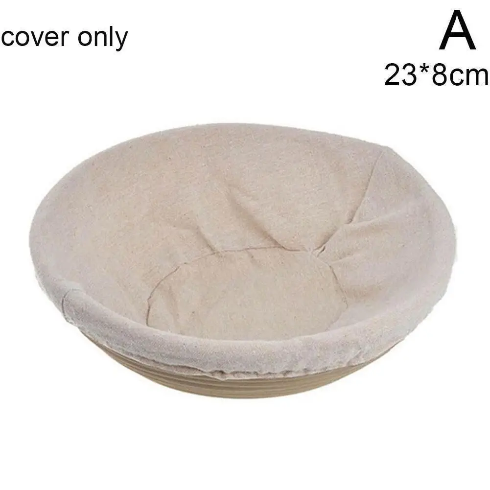 

Fermentation Rattan Basket Baking Utensils Round Bread Basket Cloth Cover Home Kitchen Bakery Housewife Baker Torrefaction Tool