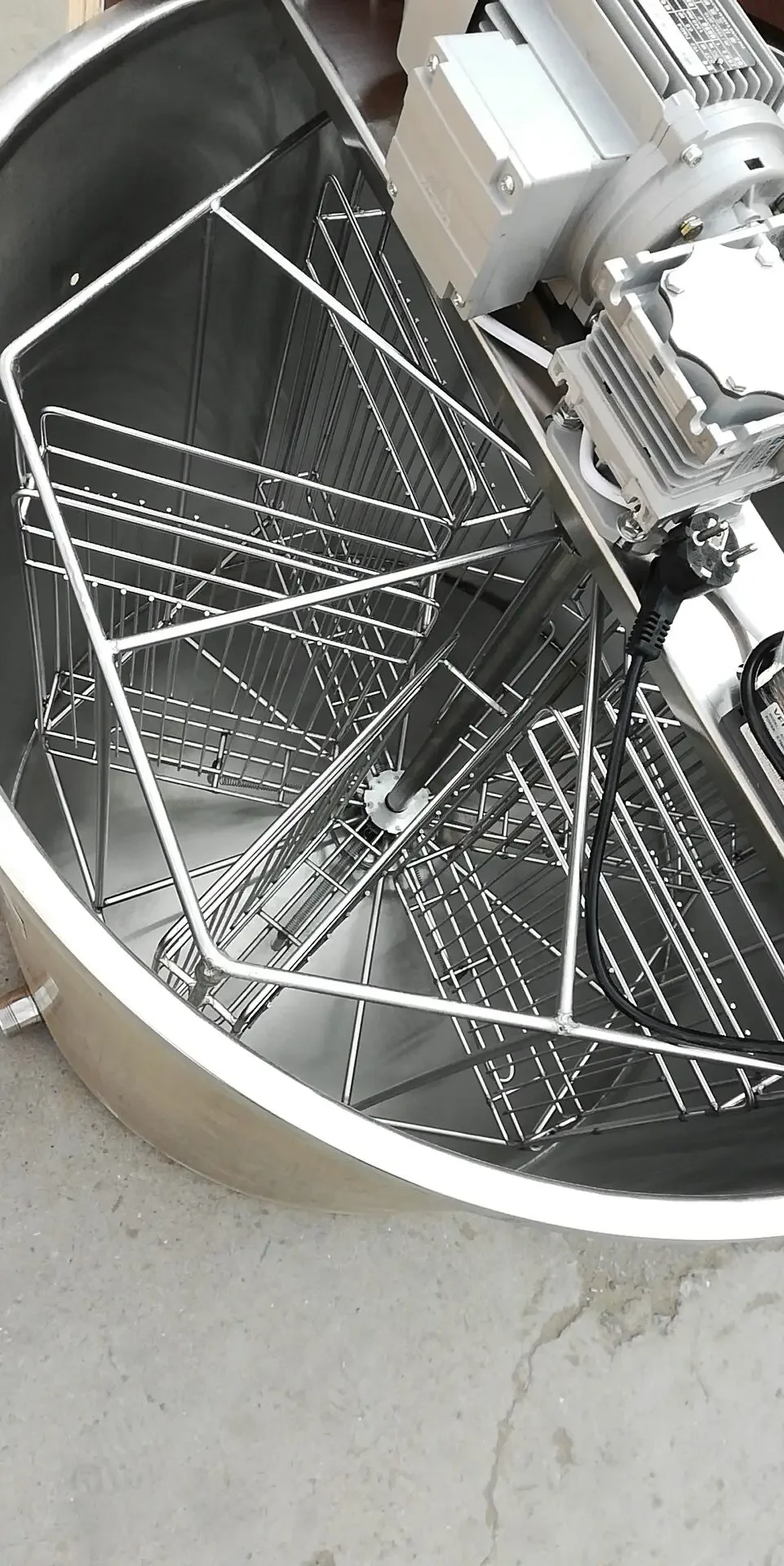 304 нержавеющая сталь 6 рамок двусторонний экстракт меда