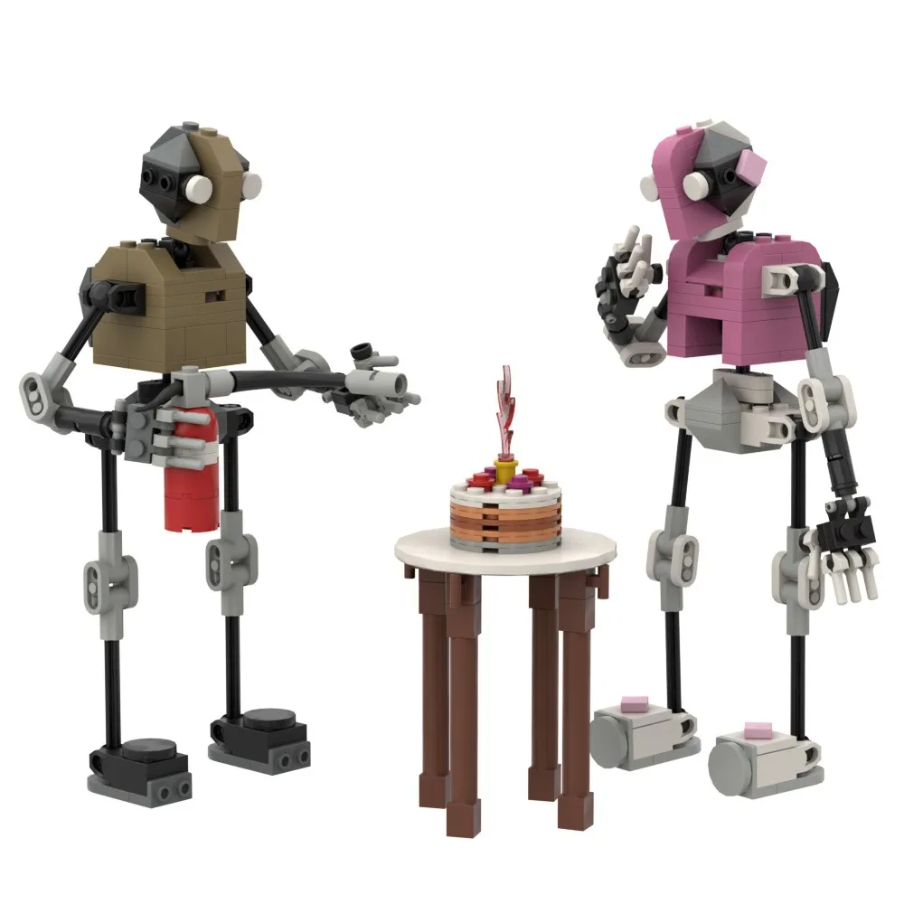 

Love Robot Ideas Love-bird Valentine's Day Gifts Building Blocks Heart-Shaped Parrot Animal Toys Child Kids Gifts Bricks