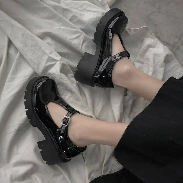 

Lolita Shoes Women Japanese Style Vintage Soft Sister Girls High Heels Waterproof Platform College Student Cosplay Costume Shoes