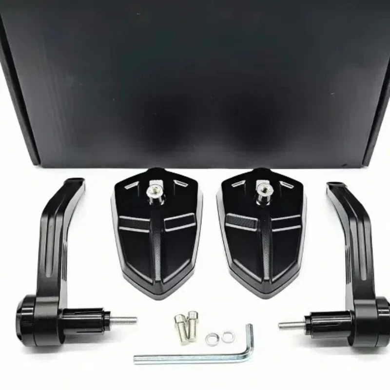 Мотоциклетное алюминиевое обожженное титановое боковое зеркало с ЧПУ заднего