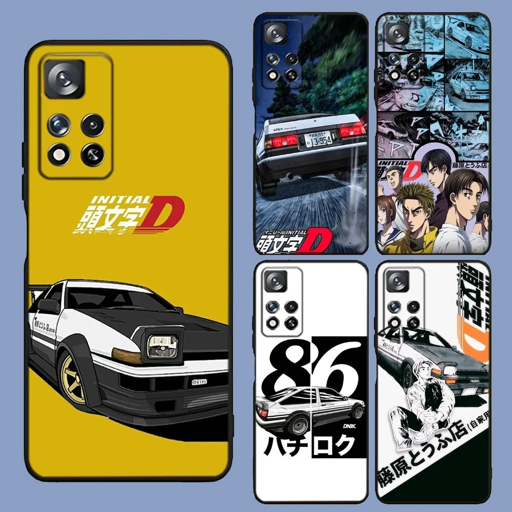 Чехол для телефона с задним фонарем аниме Initial D AE86 Samsung Galaxy A13 A21s A22 A31 A32 A52 A53 A71 A80 A91