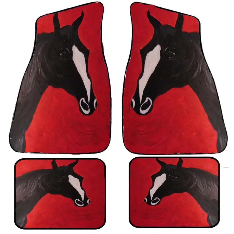 

Horse Art Car Mats front and rear from my original design