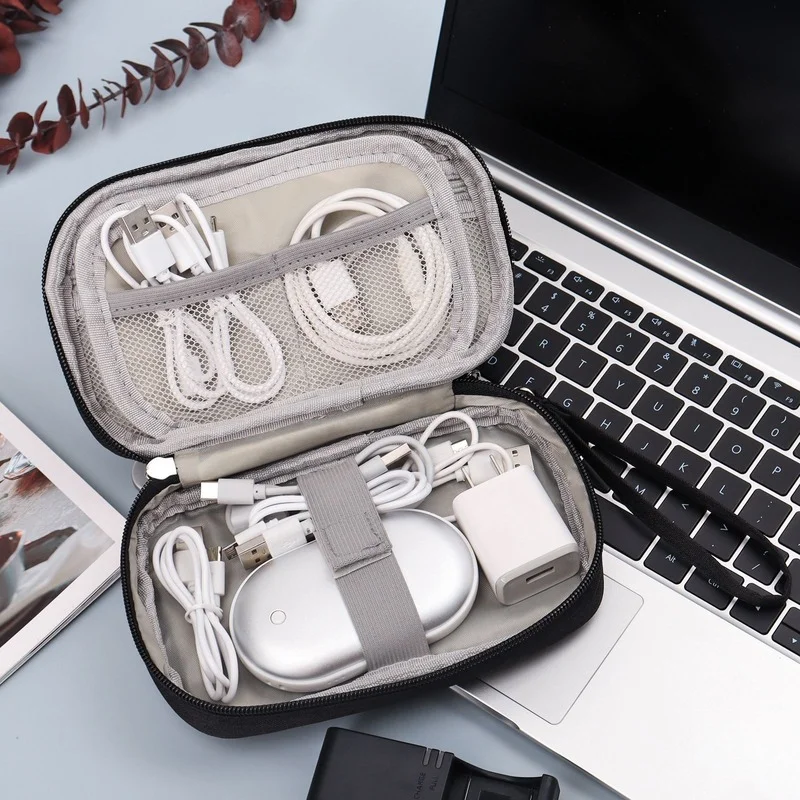 

Digital Cable Storage Bag Zipper USB Data Wires Bag Organizer Electronic Accessories Case For Cord Charger Earphone Gadget