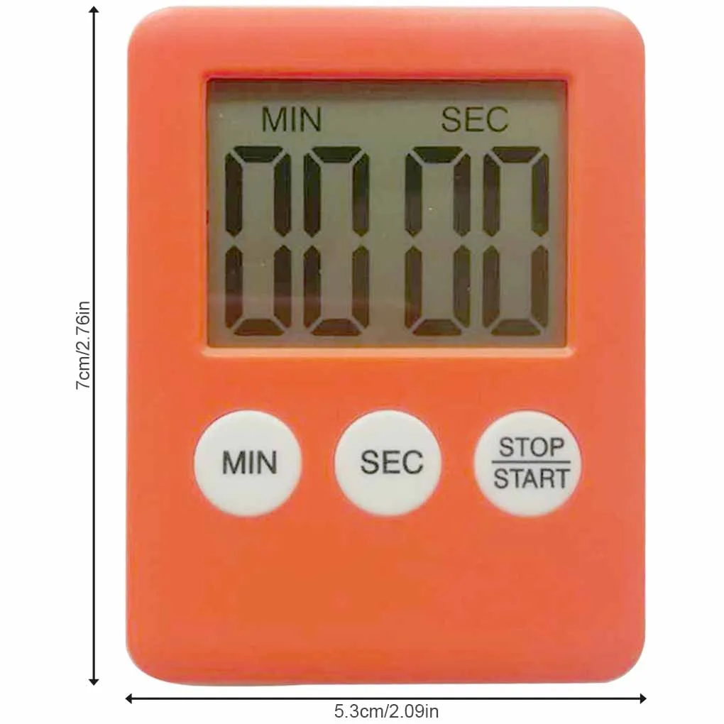 

Digital Timer LCD Cooking Alarm Kitchen Baking Cooking Count Down Alarm 99 Minutes 60 Seconds Timer