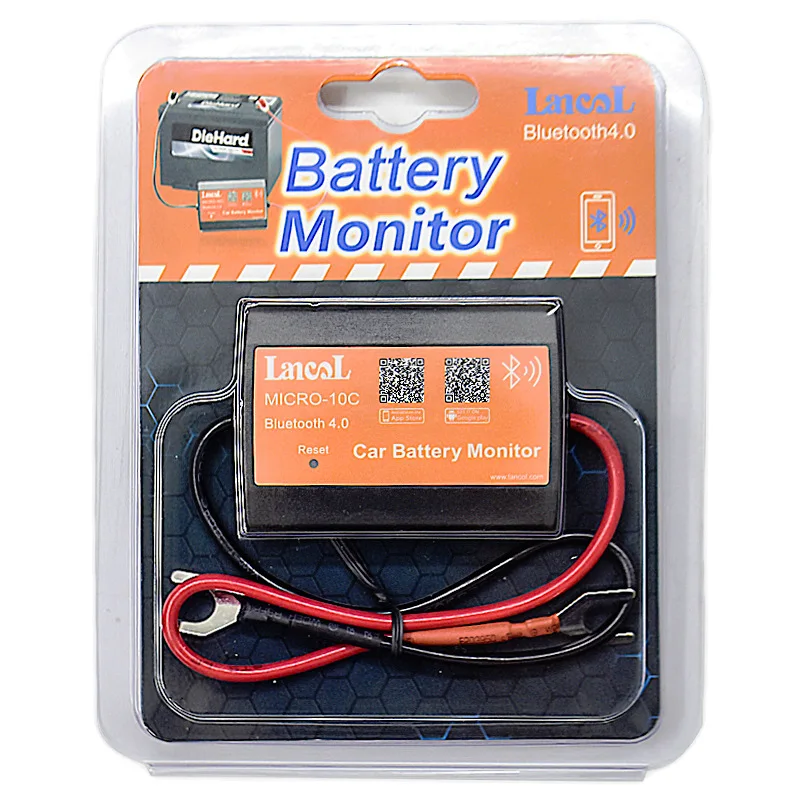

Wireless Bluetooth 4.0 Battery Monitory BM6 With Car Battery Health Guardian APP Monitoring Battery Tester Autoradio Bluetooth~