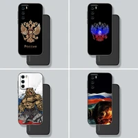 phone case for huawei p30 p40 p10 p20 lite p50 pro p smart z 2019 2020 cases fundas silicone cover russia russian flags emblem