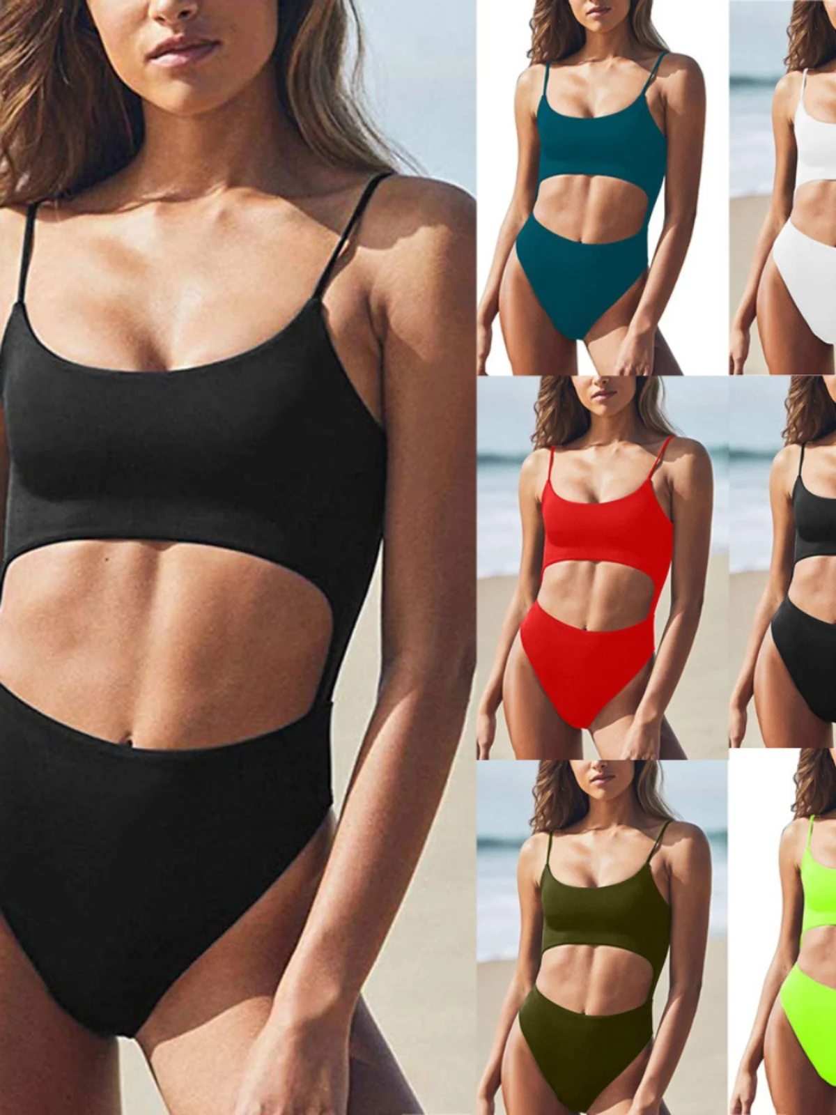 2024 новый европейский и американский сексуальный купальник с открытой спиной