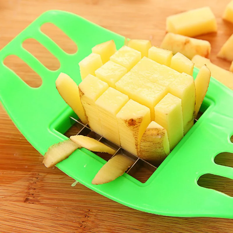 Stainless Steel Vegetable Potato Slicer Cutter Chopper Chips Making Tool Cutting Fries Kitchen Accessories Gadgets |