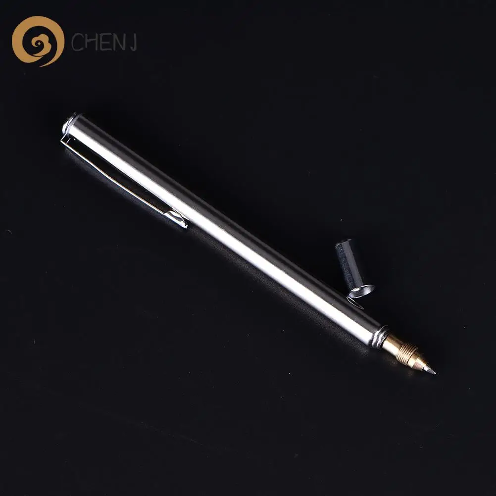 

1pcs 6 Section Stainless Steel Pointer Pen Instrument Baton Telescopic Magic Ballpoint Pen Kindergarten Teacher Teaching Supply