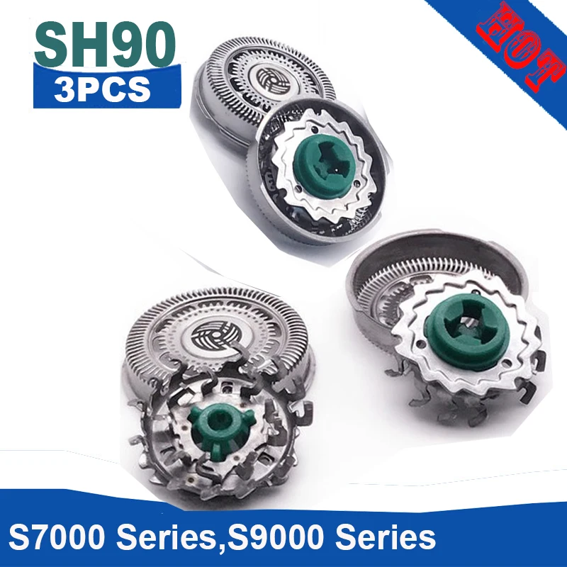 

3 шт., сменные головки для бритвы philips S9000, S7000, S70, S9988, S9151, S9911, S9731, S9711, S9511, S9111