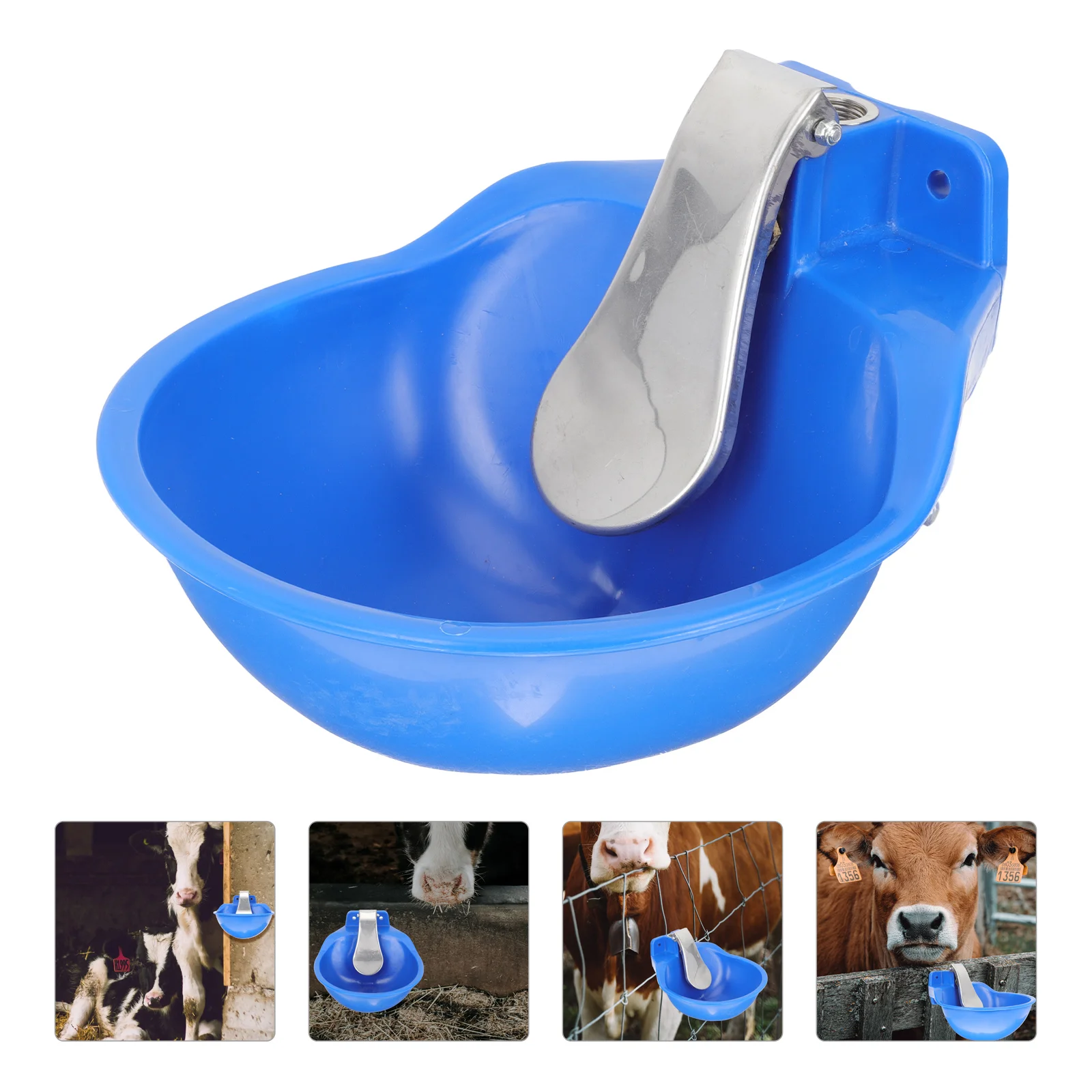 

Water Bowl Feeder Livestock Drinking Waterer Cow Automatic Cattle Farm Poultry Trough Drinker Horse Fountain Goat Animal Dog