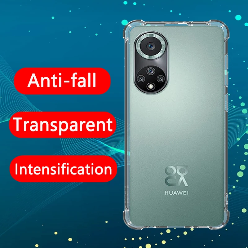 

Airbag Shockproof Fine hole Transparent Phone Case For Huawei nova 9 Pro case Anti-drop Lens Protection clear for nova9 pro Case
