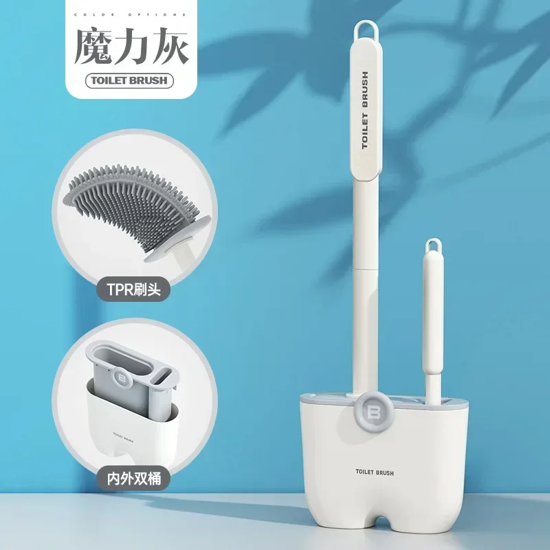 

Силиконовая щетка для унитаза yjtechlife