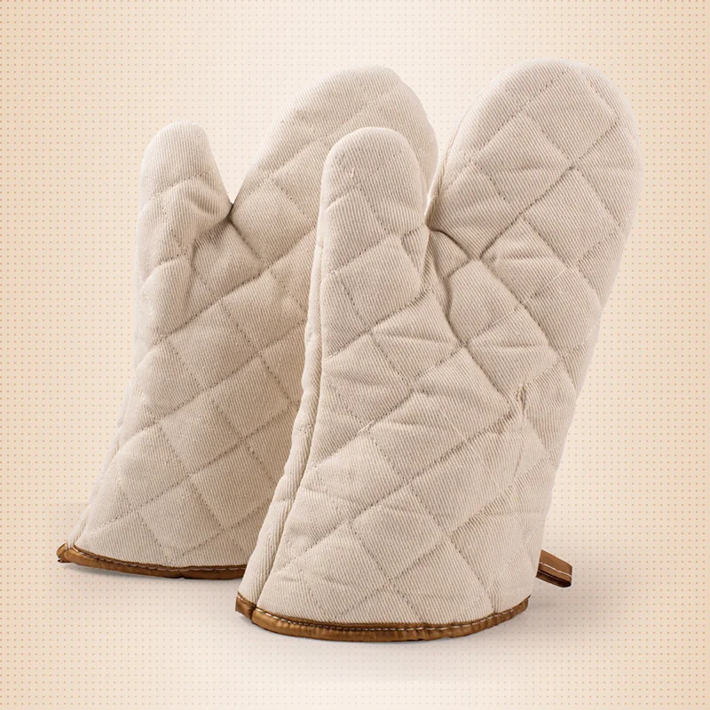 

Thick oven gloves for kitchen appliances baking gloves for high temperature and heat resistant oven