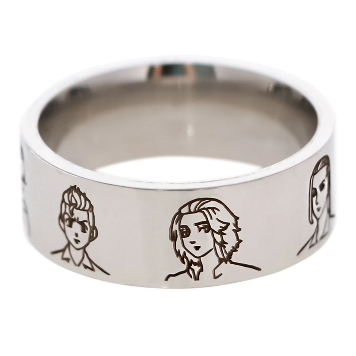 

LB3256 Cosplay Anime Tokyo Revengers Ring Titanium Steel Ring Women's Ring Cosplay Pendant Prop Gift Lover Ring