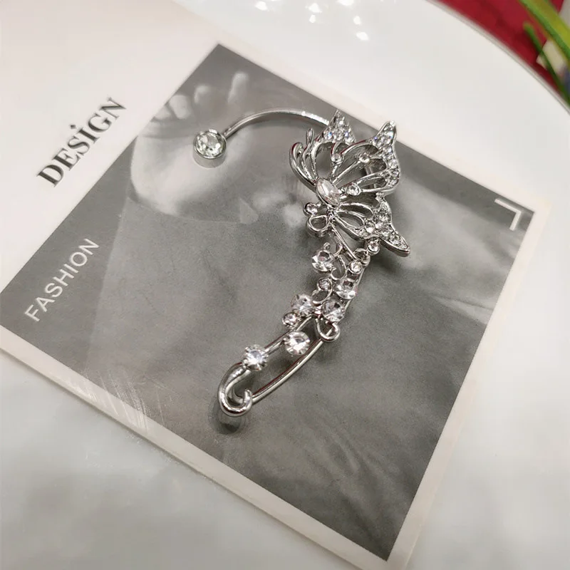 

Butterfly Niche Design Versatile Super Fairy Diamond Elf Earhooks For Women Korean Fashion Earring Birthday Party Jewelry Gifts
