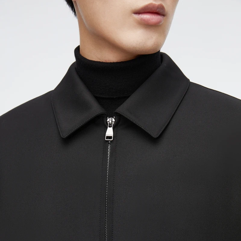 BOSIDENG 90% пуховик мужской глубокий зимний классический деловой пиджак с воротником