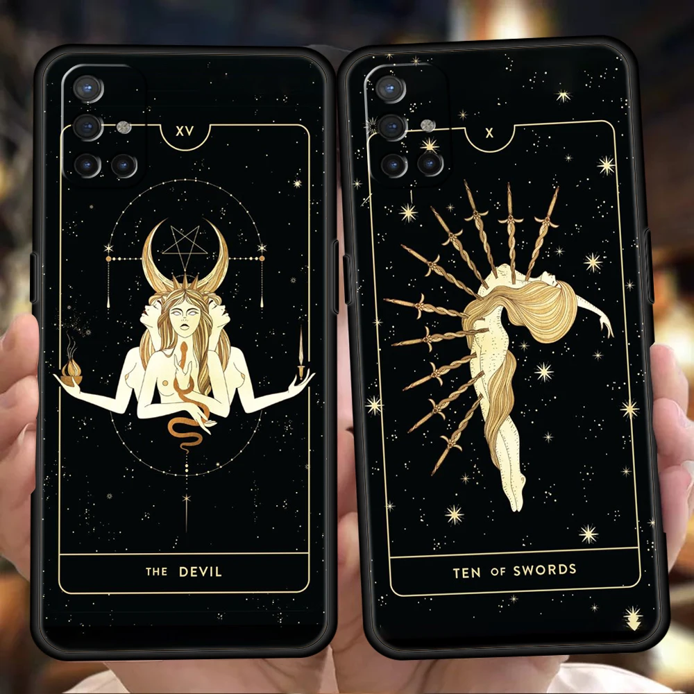 

Witches Moon Tarot Mystery Totem Phone Case for Oneplus Nord N100 N10 10 7 8 9 10R 9R 7T 8T N200 CE 2 2T 9RT Z Pro Cover Shell