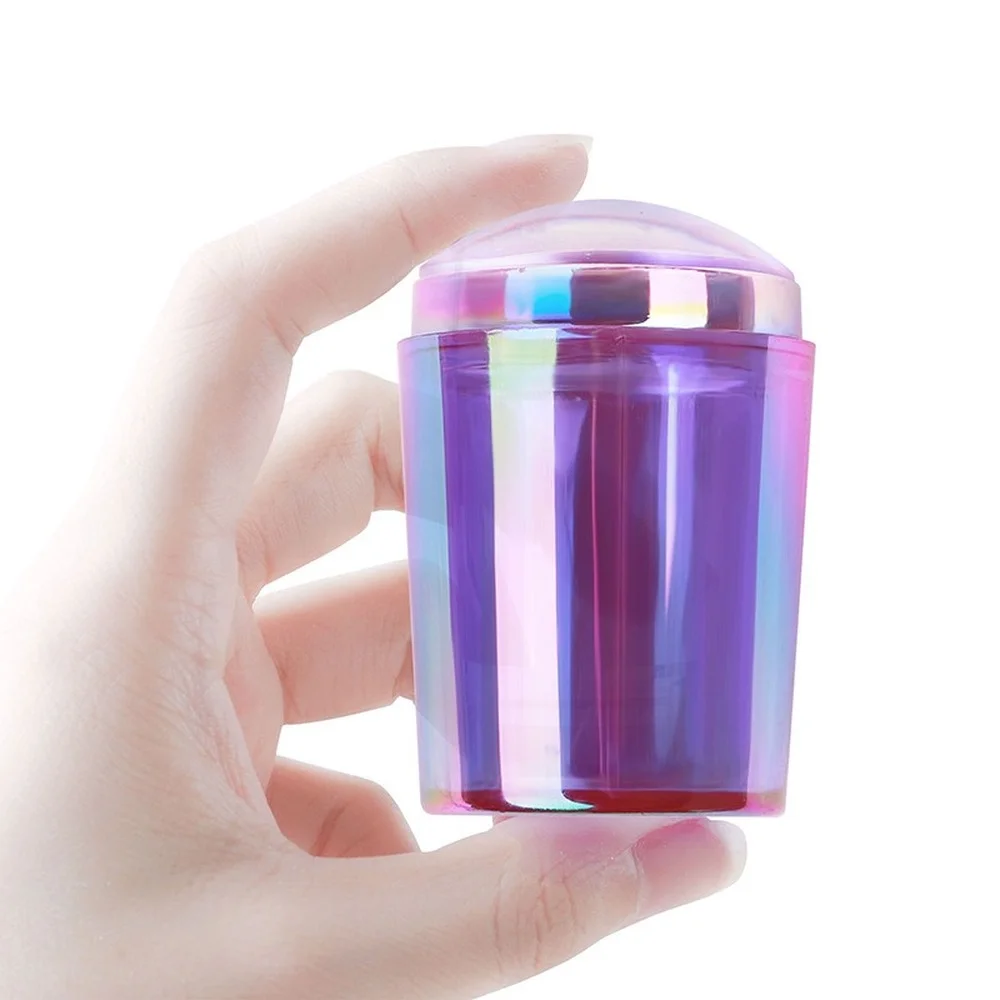 

1Pcs Nail Art Seal Magic Ribbon Diamond Milky White Silicone French Diamond Seal Nail Tool