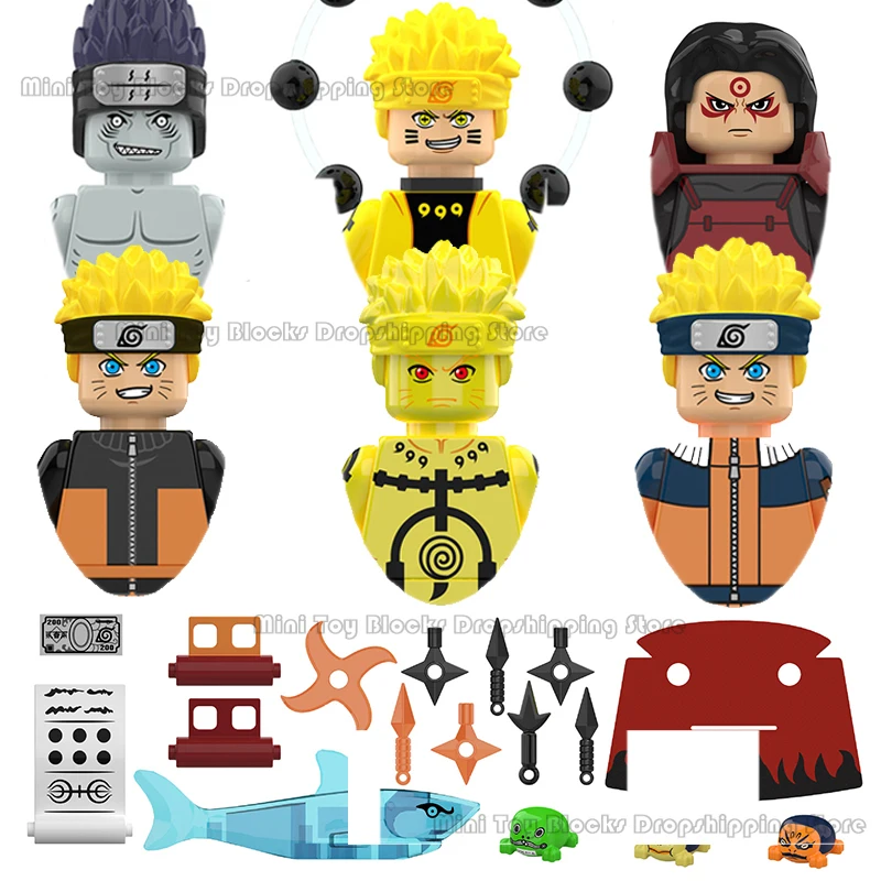 

KDL806 Naruto Blocks Building blocks Senju Hashirama naruto Hoshigaki Kisame mini action toy figures Assemble blocks kids gifts