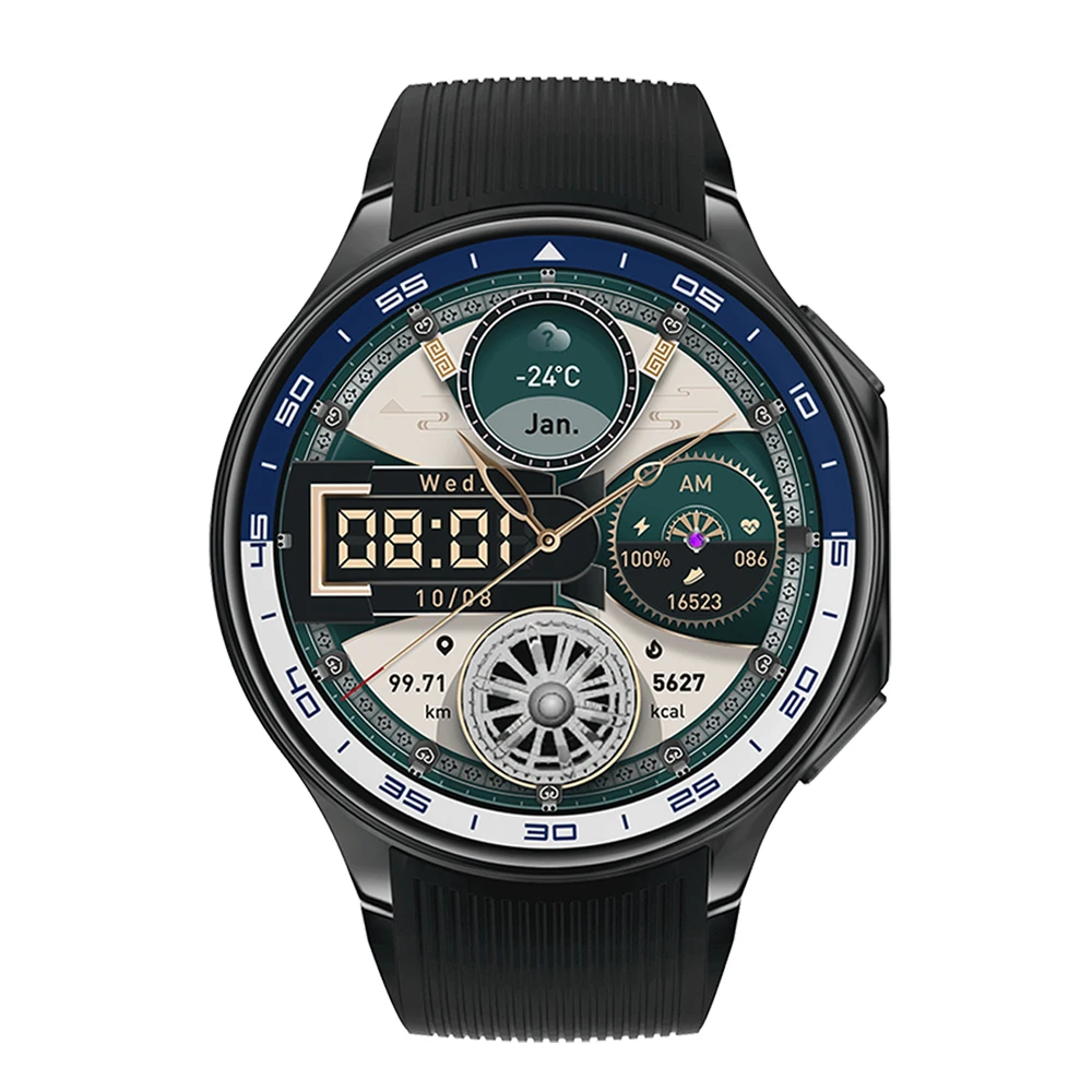 Фото Умные часы YLL-DT Watch X с AMOLED-экраном 1,43 дюйма, 4 ГБ памяти, измерением пульса, Bluetooth-звонками, водонепроницаемостью, голосовым помощником, для мужчин, спортивные смарт-часы №5