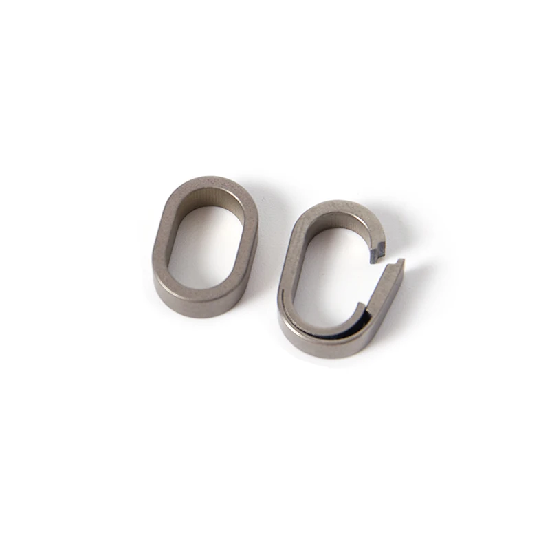 

Titanium Alloy Mini Key Ring Connection Buckle Universal Joint Auxiliary Ring Connection Bayonet Ring Personality Creativity