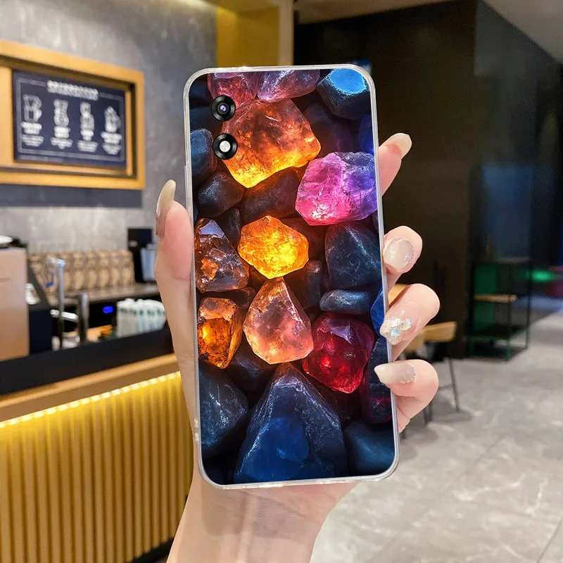 Фото Чехол для Qin 3 Ultra, роскошный прозрачный силиконовый чехол с мраморным рисунком для Duoqin Qin3 Ultra, мягкий прозрачный бампер. №4
