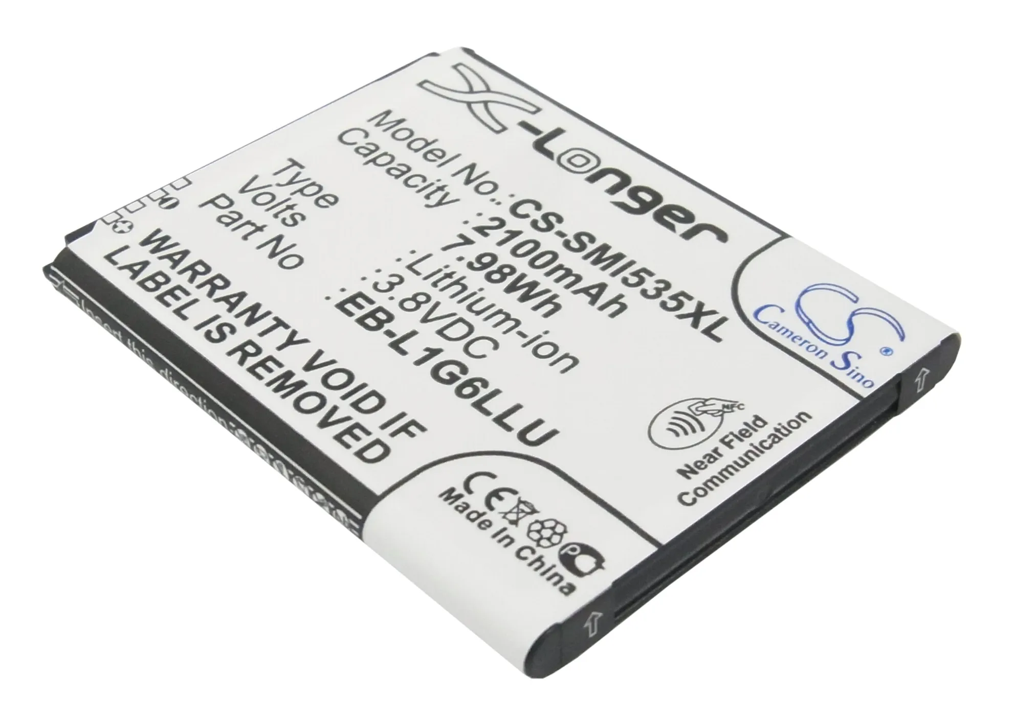 

Cameron Sino Mobile SmartPhone Replacement Li-ion Battery 2100mAh For EB585158LP BoostMobile Galaxy S 3, Galaxy S Free Tools