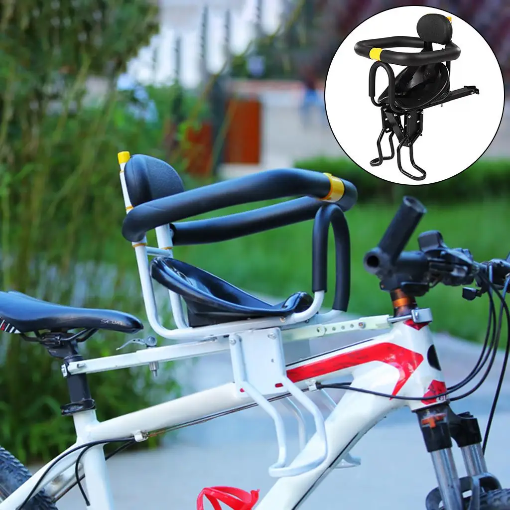 Kids Front Bike Seat Child   Baby Carrier Saddle Handrail