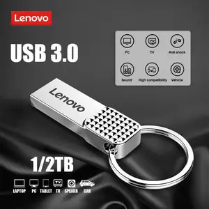 Флеш-накопитель Lenovo 256 ГБ, нескользящая высокоскоростная Флешка Usb 3, 0, флешка Usb объемом 1 ТБ, карта памяти Usb 512 ГБ, адаптер для ноутбука/телефона