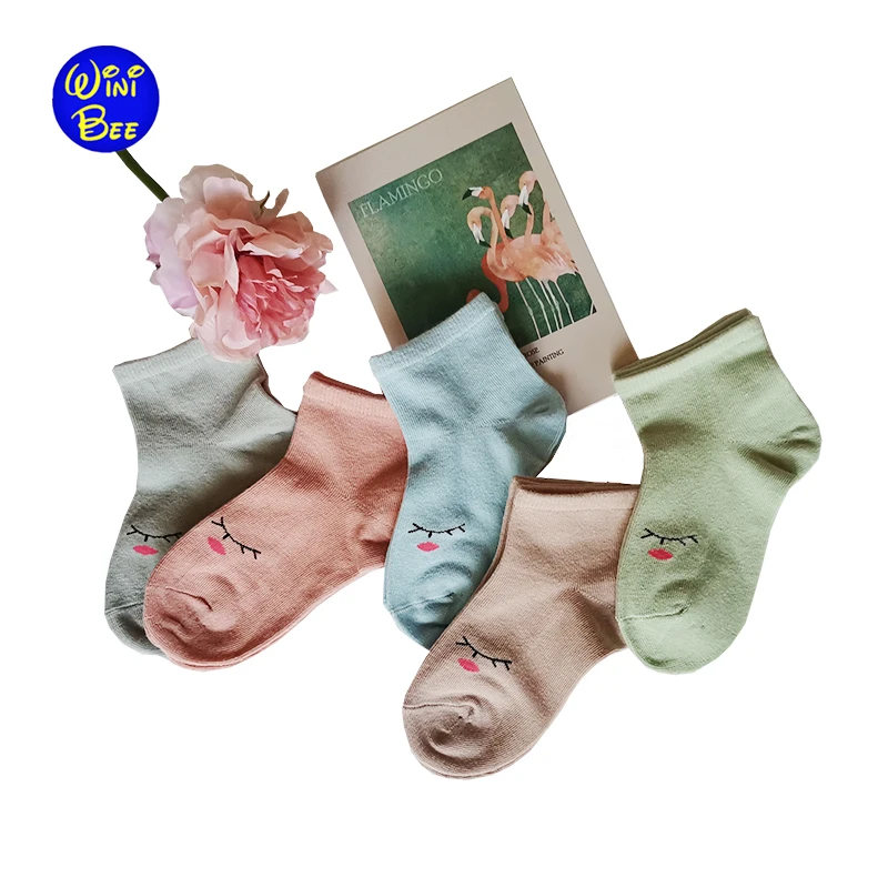 boys-clothing girls-clothing носки для новорожденных гольфы для девочек одежда для новорождëных 5 парт/лот Φ/Φ Stitch Girls От 1 до 4 лет для детской одежды Minnie ...