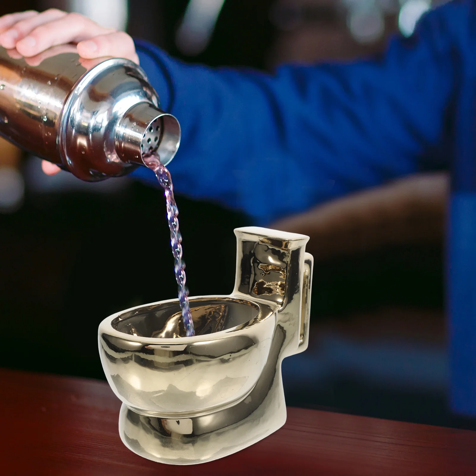 Туалетная чашка универсальная вода забавный подарок со скрытым какашками