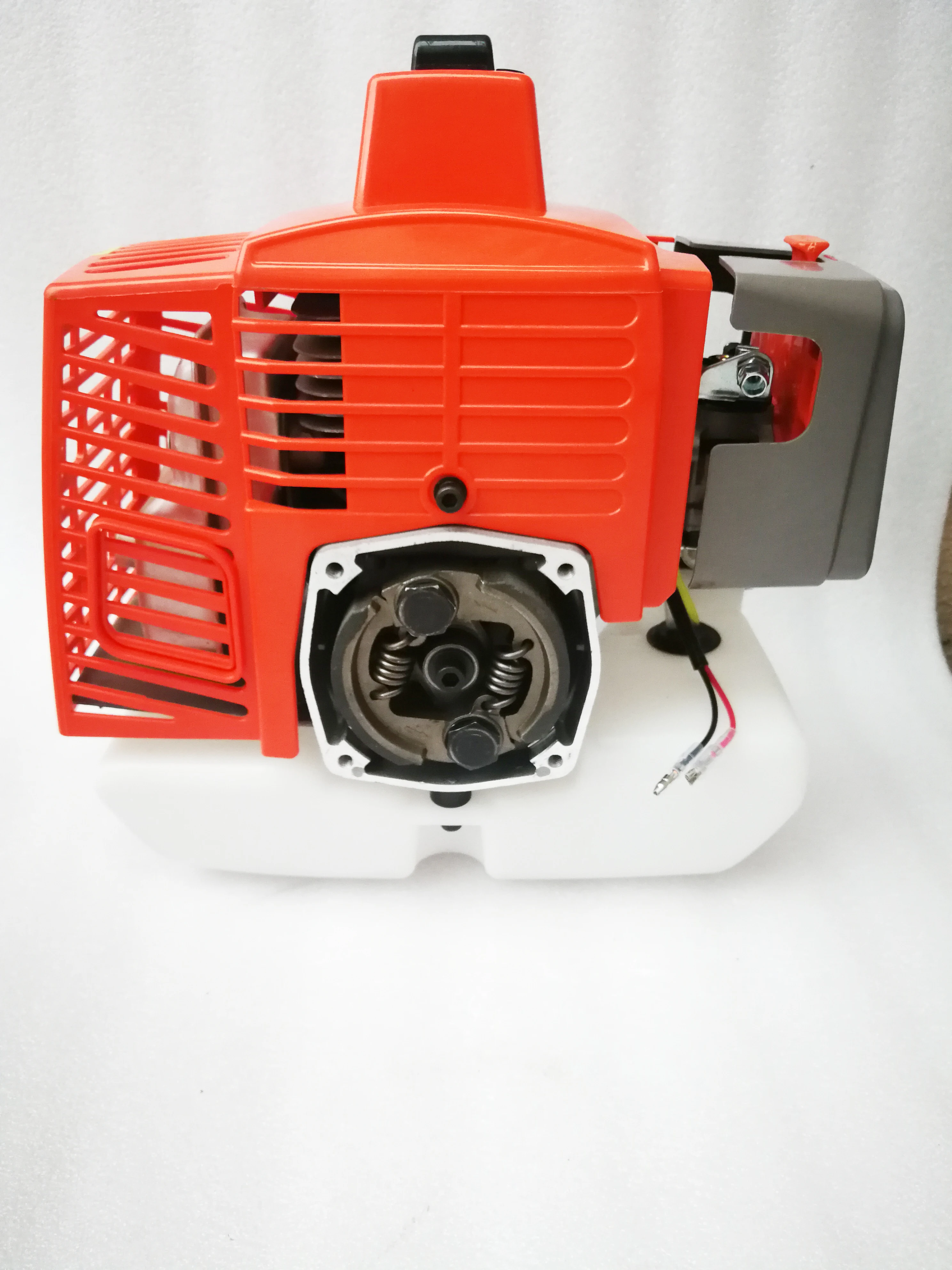 63cc Gasoline Petrol Engine For Brush Cutter Scooter Gopeds Outboard Motor Not 80cc Muffler To Side Front 1E48f