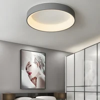 Hot sale white/Gray Minimalism Modern LED ceiling lights for living room bed room lamparas de techo Ceiling Lamp light fixtures