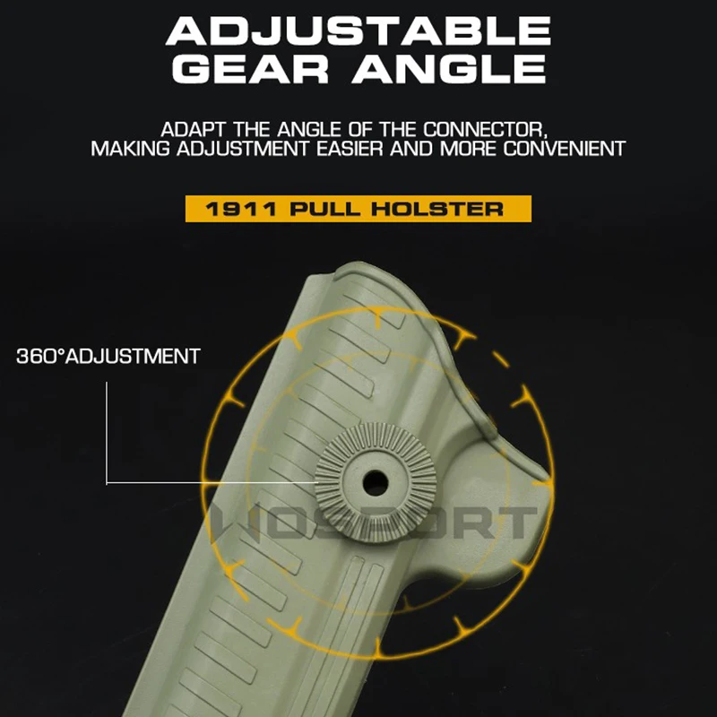 Тактическая быстросъемная кобура 1911 ремень для пистолета Colt чехол правой руки на