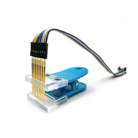 stm32 debug burning probe clip 2 54mm 2pin 10pin single row download program burn test clip clamp stc tool multi specification