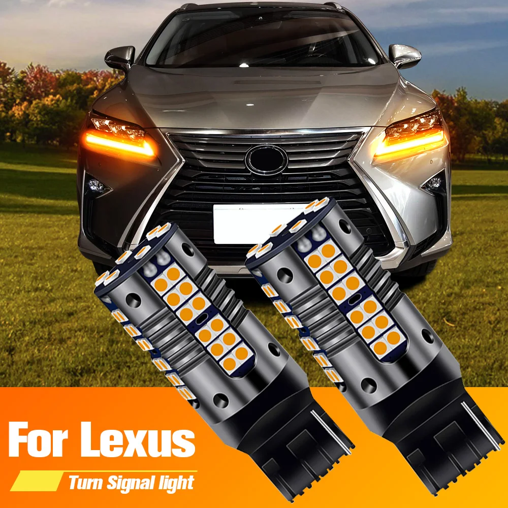 

2pcs LED Turn Signal Light Blub Lamp WY21W 7440A Canbus For Lexus GS460 GX470 GX460 IS F IS200T LS430 LS460 LS600H NX200T NX300H