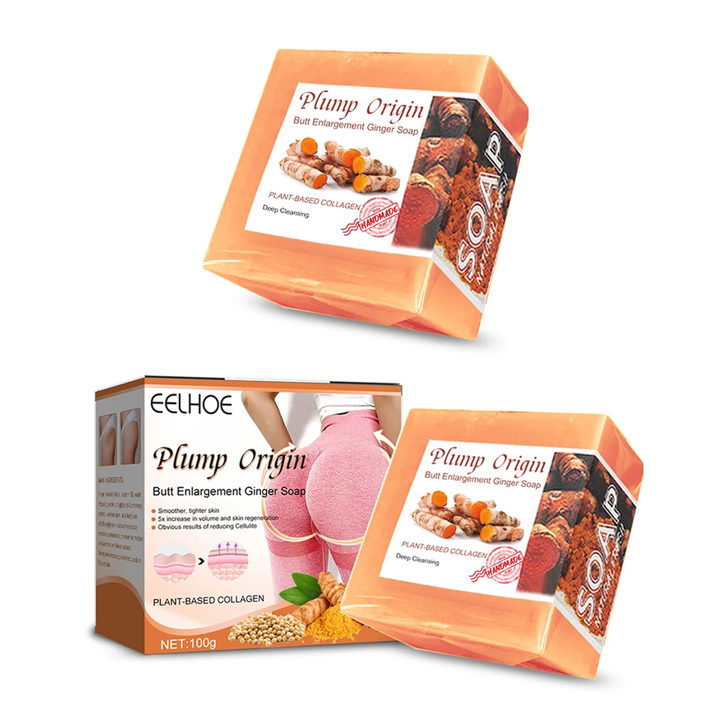 

Ginger Butt Lift Soap Body Cleansing Soap Lifting Tightening Buttock Peach Buttocks Sculpting and Moisturizing 1pcs Bag/Box