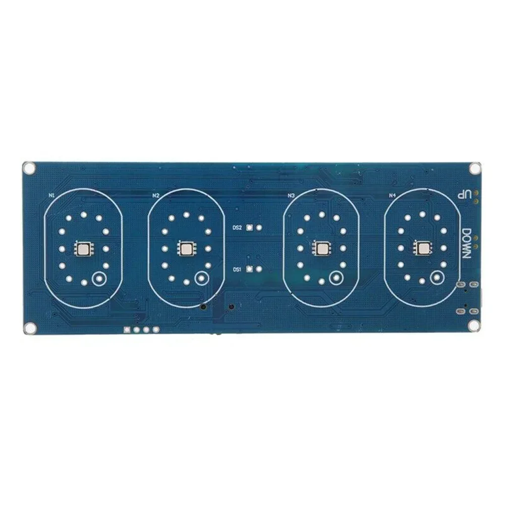 Diy In12 In-12 Nixie Tube Pcba Kit Цифровые часы Красивые без трубок Комплект печатной платы