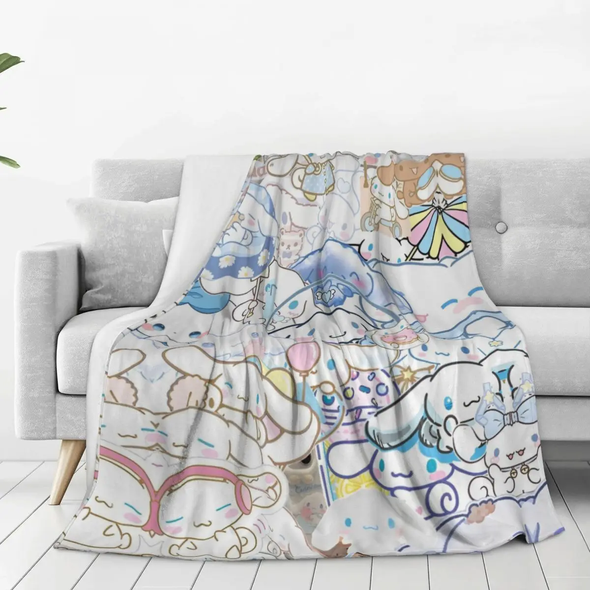 MINISO милый Коричный кавайный мультяшный фланелевый одеяло мягкое прочное