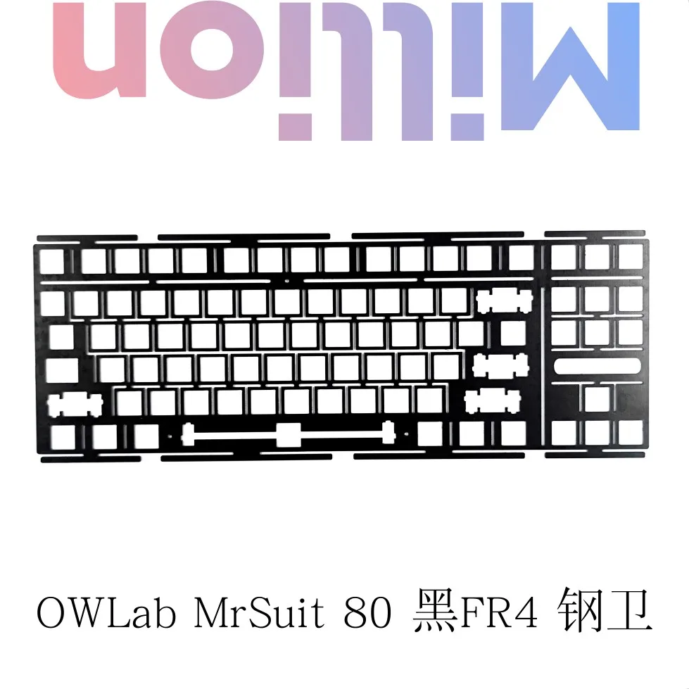 OWLab Mr.Suit 80 7U Keyboard Plate PC POM FR4
