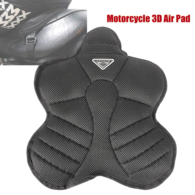 

3D Motorcycle Seat Cover Air Pad Shock Absorption Ventilation Sunscreen Waterproof Breathable Heat Dissipation Moto Cushion