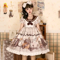 magic bear sweet high printed short sleeve lolita dress