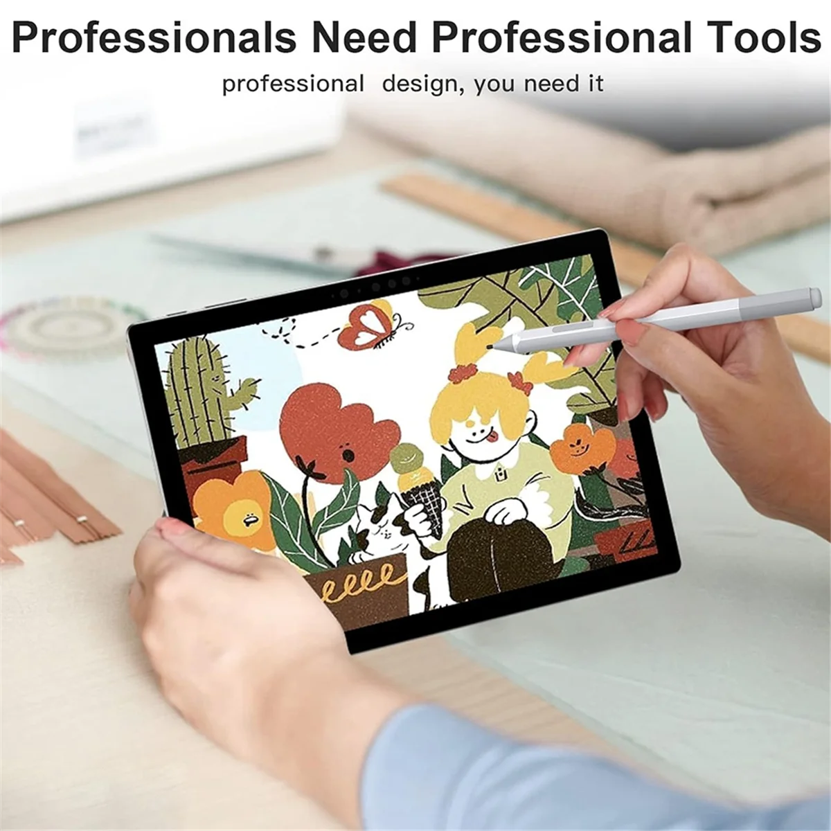 Стилус для Surface Pro 8/X/7/6/5/4/3/Surface 3/Go 2/Go 3/Book